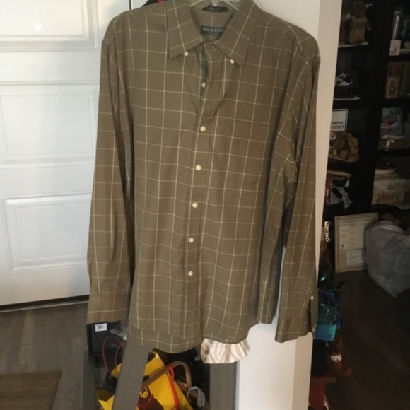 Lyle & Scott Plaid Button Down Shirt, Size XL - Picture 6 of 16